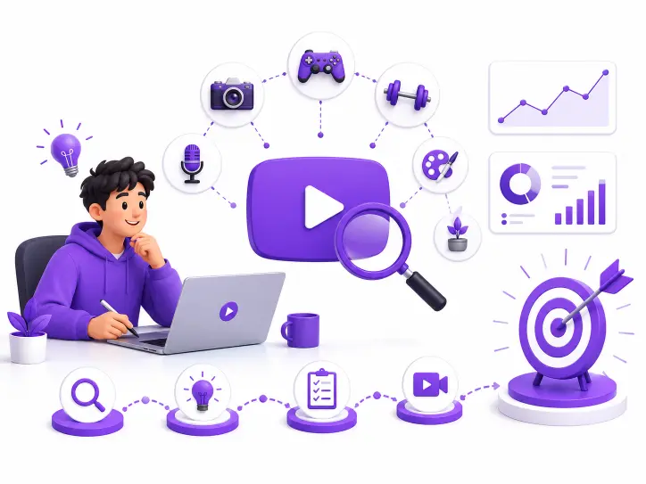 How to Find Your YouTube Niche in 2026 (Step-by-Step for Beginners)