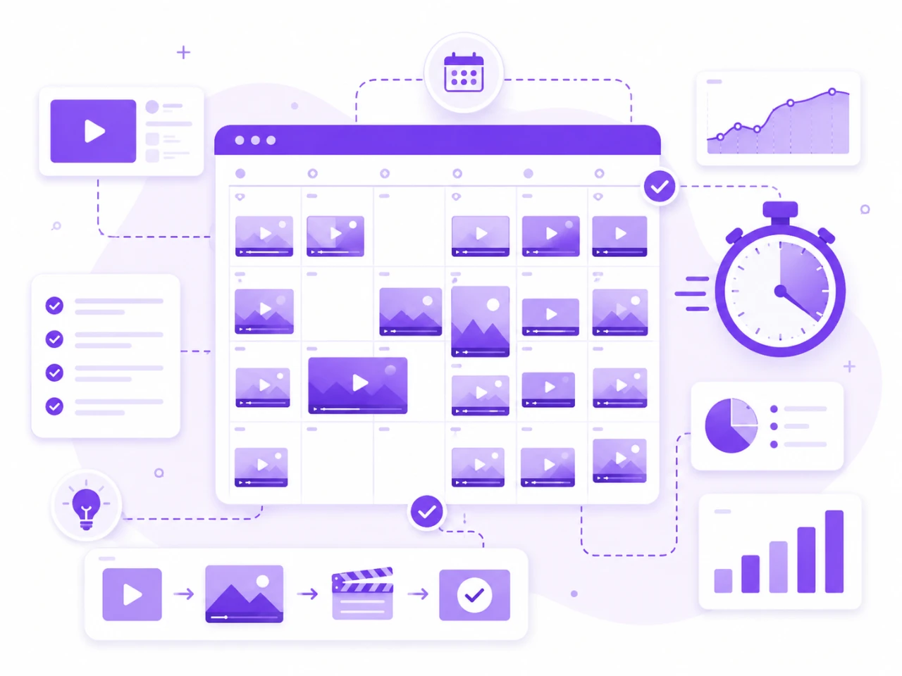 YouTube Content Calendar How Top Creators Plan 30 Videos in One Day